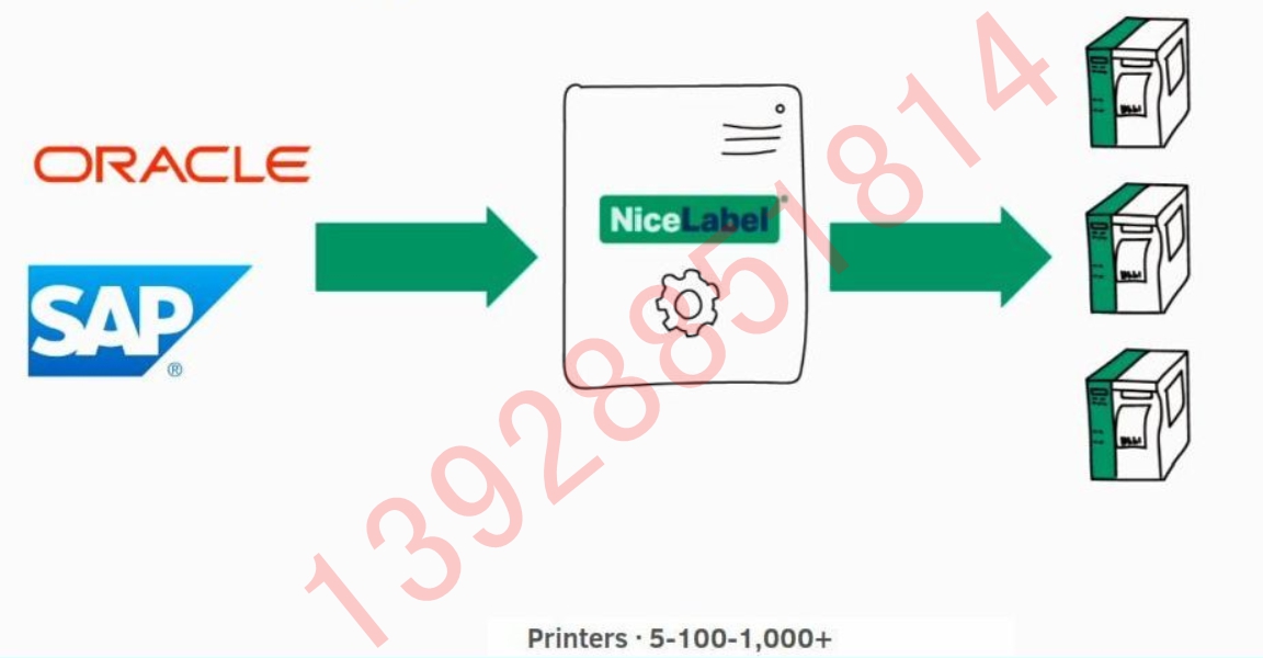 NiceLabel LMS Enterprise 整合 SAP ， Oracle ERP